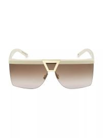 Women\\\'s Palace 99MM Shield Sunglasses - Ivory at Saks Fifth Avenue